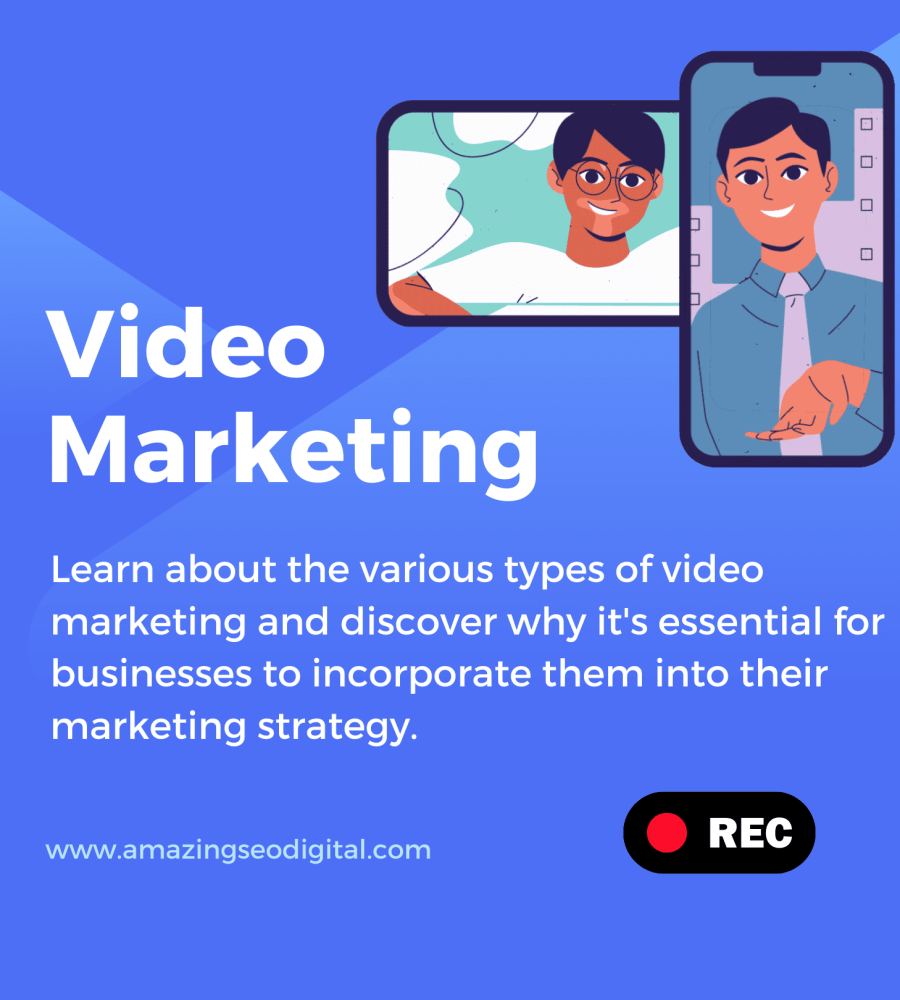 What are the types of video marketing? Why do you think it is important for a business to use video marketing?